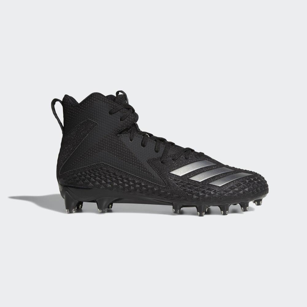 Ghete Fotbal Adidas Freak x Carbon Mid Barbati Romania - Negrii/Metal CG4404